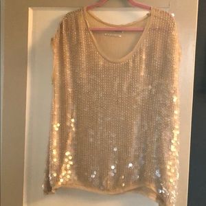 COPY - Allsaints hand embellished sequin tunic